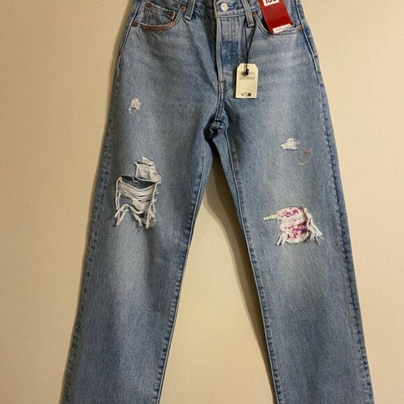 LEVI'S: Vintage 501 90's (150th) Anniversary Edition Jeans (Size: 24x32) NWT - Picture 8 of 13